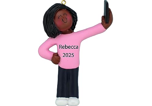 iPhone Ornament 2025 Personalized Tech for Teen Girl or Social Media Addict – Custom Cell Phone Ornament for TikTok, Instagram, or Gen Z – Funny Gift for Her or Daughter