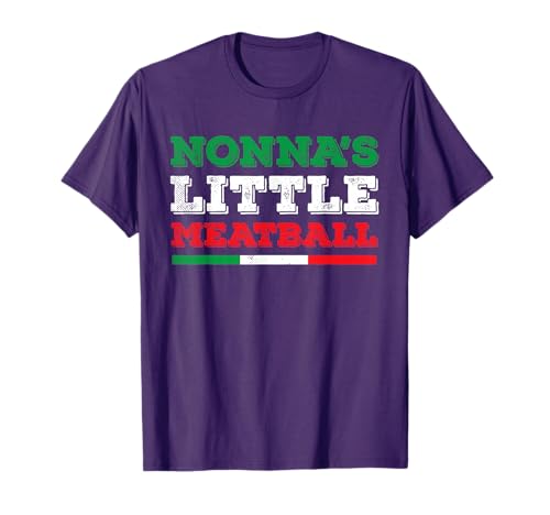 Nonna Little Meatball Italian Grandma Sayings Boys Kids Gift T-Shirt