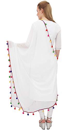 Women's Designer Chiffon Dupatta Ethnic Chunni Wrap Long Stole2