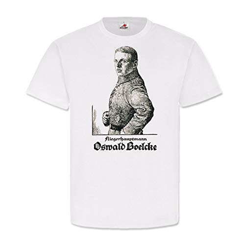 Avion de chasse Dicta t-shirt blanc Boelcke Oswald pour meeting aérien