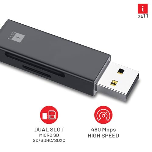 Image of Bridge CR202 USB 2.0 Card Reader