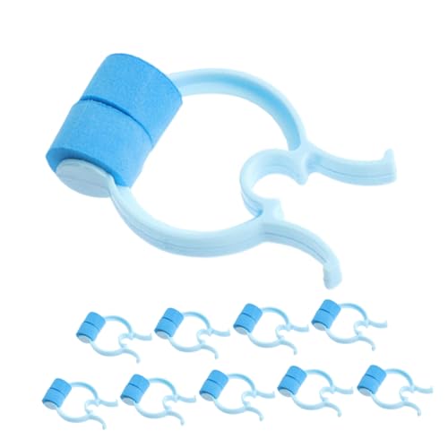 NULYLU 5piezas Pinzas Nasales De Espuma Plástica Evitar Hemorragias Nasales y Malos Olores Respiración