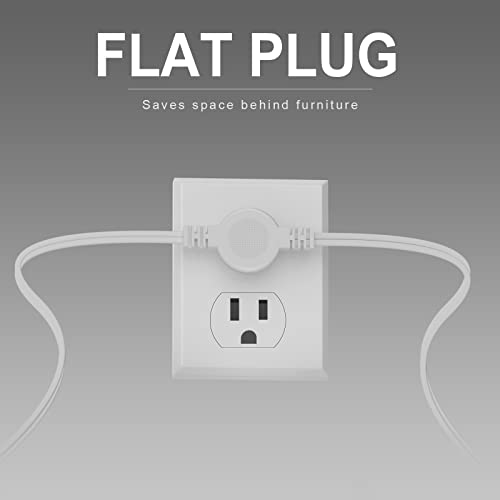 Power Strip Surge Protector With 6 Ac Outlets & 6 Usb Charging Ports & Twin Extension Cord Power Strip - 12 Feet Cord - 6 Feet On Each Side #TOP7