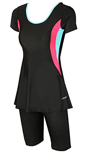 LYCOT Ladies Sleeveless A LINE H/S+CY Pattern Swimwear