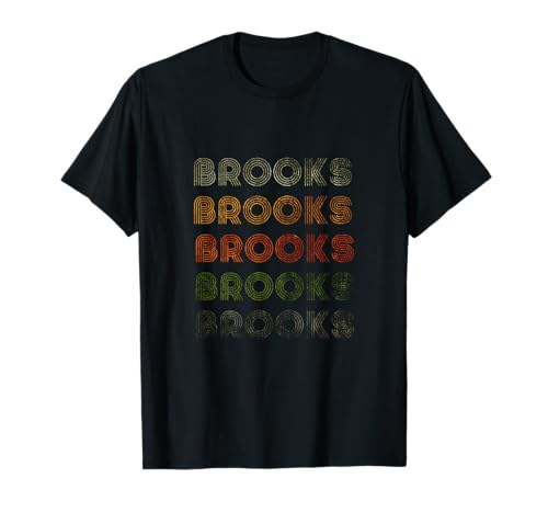 Love Heart Brooks Tee Grunge/Vintage Style Black Brooks T-Shirt