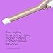 Conair Double Ceramic ¾-Inch Curling Iron, ¾-Inch Barrel Creates Tight Curls, Hair Curler for Use on Short, Medium, & Long Hair, White/Rose Gold