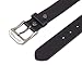 Levi's Men's 100% Leather Belt with Prong Buckle, Black, 44