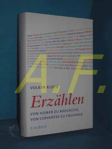 Erzählen: Von Homer zu Boccaccio, von Cervantes zu Faulkner
