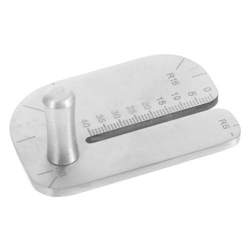 Zerodeko Stainless Steel Leather Stitching Punch Plate Leather Working Pincers for Craft Projects Rectangle Hole Punch Tool and Rhinestones Work