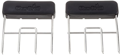 Char-Broil 140002 - Pulled - Pork Edelstahlgabeln, Schwarz - Silber, 13 x 11,5 x 2,5 cm