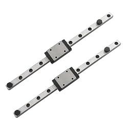 COAVOO MGN7 Linear Guide Rail + MGNH7 Carriage Block (350mm) – 2 pack.