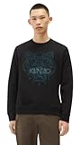 kenzo pullover sale damen  Kenzo Tiger Herren Sweatshirt Tiger, Schwarz, bestickt, Grün, 100 % Baumwolle, Schwarz , S Kurz