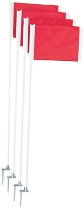 Soccer Corner Marker Flags with Plastic Pole