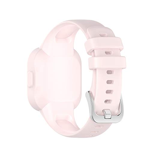 REYDA Silicone Band Compatible for Garmin Vivofit jr.3, Soft Flexible Breathable Silicone Watch Band Sport Wristband Metal Buckle Bracelet Replacement Band for Garmin Vivofit jr.3 Fitness Tracker