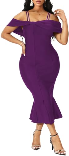 Image of SxClub Elegant Dress for Women Sexy 3 /4 Sleeve Business Knee Length Dresses Fishtail Zipper Belt