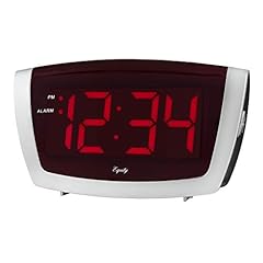 Equity 75906 LED Alarm Clock with High/Low Dimmer, 1 . 8 ", Red Equity 75906 LED Alarm Clock with High/Low Dimmer, 1 . 8 ", Red product