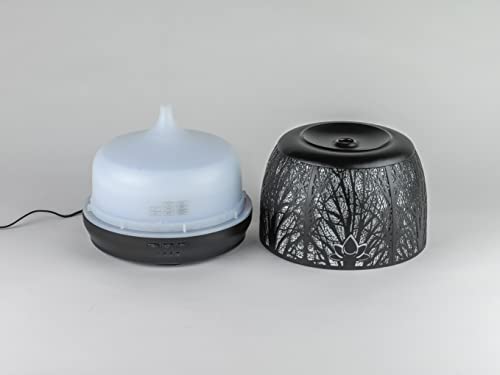Aroma Outfitters Large Iron Essential Oil Diffuser | Aromatherapy Diffuser That Purifies Air | Ultrasonic Humidifier 7 Color Led Lights | Home Essentials | Scent Diffuser | Large Water Tank Of 500Ml #TOP5