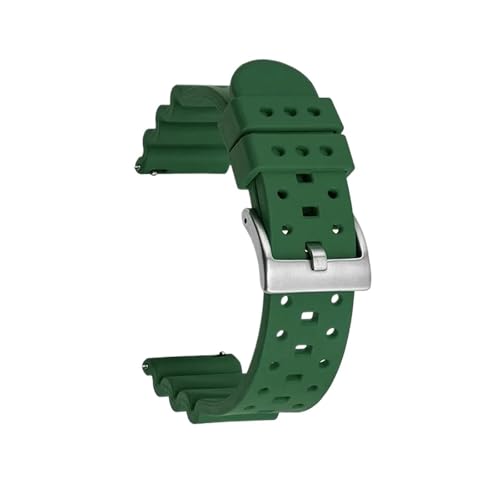 Bracelet montre caoutchouc fluoré 20mm haut de gamme durable