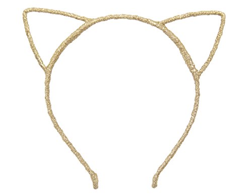 Bonnie Z. Leonardo Cat Ears Headband Shining Gold