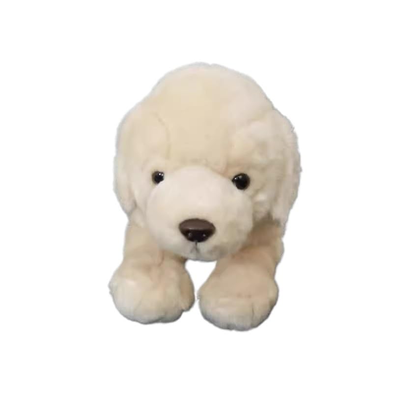 Peluche Labrador couché à poil court pour décorer une chambre