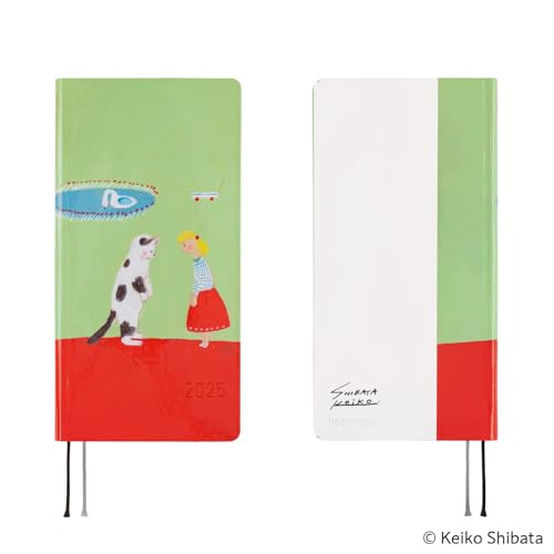 Hobonichi Techo Weeks [inglês/tamanho alto e fino/início de janeiro de 2025/planejador] Keiko Shibat