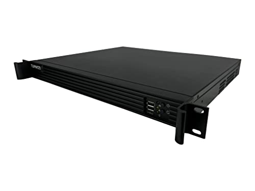 1U Server Chassis - 19 Inch Rackmount Computer Case (Micro Atx Motherboard) Back Or Front Mount On Rack (For Easy Access To Rear Components & Ports) 2X 3.5 Hdd Bay (Convert To 4X 2.5) Tupavco Tp1815 #TOP6