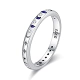 BOIGEGU Anillos Mujer Plata de Ley 925 Anillo de Corazón Anillo trébol CZ Anillos de Compromiso Alianzas Boda Anillo de Promesa Anillos Mujer talla 6-8
