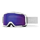 SMITH Showcase OTG White Vapor/ChromaPop Everyday Violet Women's small fit Goggles For Women + BUNDLE with Designer iWear Eyewear Kit