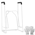 Sock Aids for Putting Socks On and Off, Sock Aid to Put on Compression Socks for Large Calves From 18" to 20"(45-50 cm) in Circumference (Compatible for CAMBIVO, ACWOO, 360 Relief, Dr. Scholl's) White