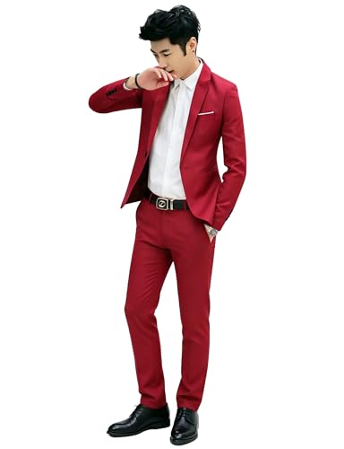 Blazer homme noir ajusté pour costume de soirée chic et veste de smoking un bouton