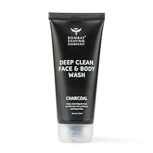 Bombay Shaving Company Activated Charcoal Face & Body Wash for removing dirt and impuritities with Anti-Pollution Effect…