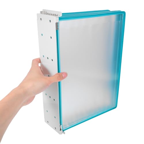 Organiseur mural porte-documents PVC vert bureau affichage A4 COHEALI - 5