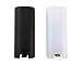 yueton 2pcs Black and White Replacement Battery Back Door Cover Shell for Nintendo Wii Remote Controller