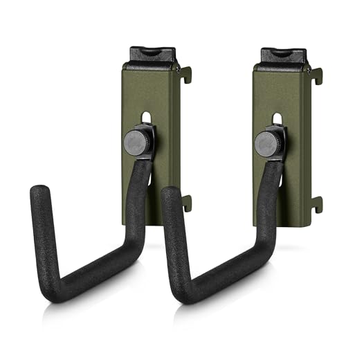 Savior Equipment Wall Rack System Heavy-Duty Steel Tactical J-Hooks for