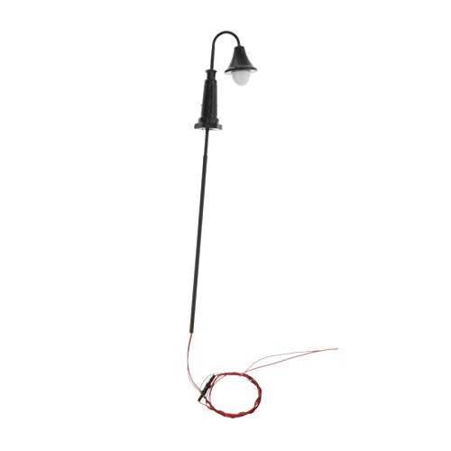 Poteaux d'éclairage miniatures LED durables et économiques pour décor de train - 3