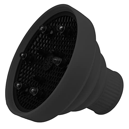FOMIYES Ergonomic Design Packable Hair Diffuser Universal Hair Dryer Diffuser Nozzle Silicone Blow Cover Salon Hair Dryer Accessory