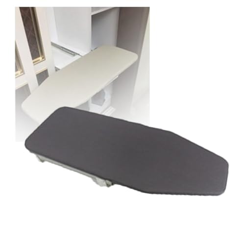 Planche à repasser pliable coulissante montée dans un placard compact