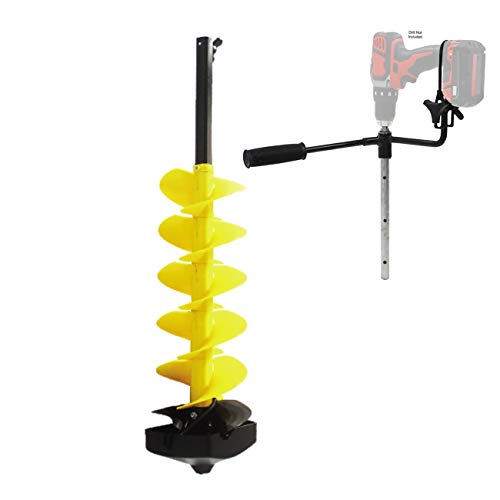 Nordic Legend E-Drill Nylon Ice Auger Combo and Universal Adapter with 14” Extension