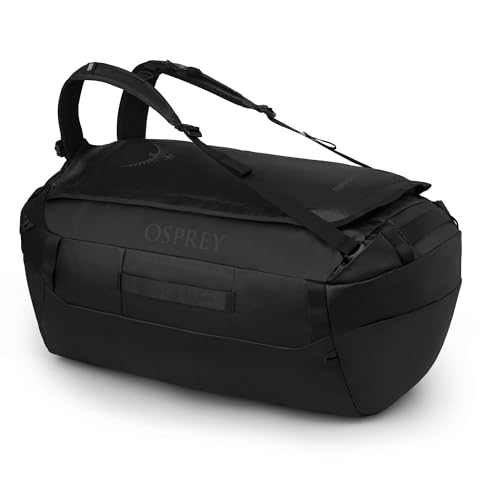 Osprey Transporter Unisex Duffel, 65L, Raven Black/Black, O/S