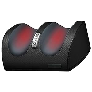 XIAOTONG Foot Massager Machine Shiatsu Foot and Calf Massager with Heat, Deep Rolling Massage for Plantar Fasciitis Relief, Electric Foot Massager Promotes Blood Circulation, Gifts for Women & Men