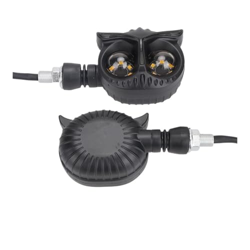 Luces de señal de giro con faros delanteros antiniebla integrados bicolores para motos y scooter