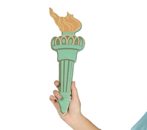 Miniatura 6 de Fiestas Guirca Disfraz De Estatua De La Libertad Mujer Adulta Talla Xl 44-46