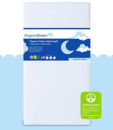 Fantastic Prices! Organic Dream Crib and Toddler Mattress - 100% Breathable Proven to Reduce Suffoca...