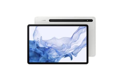 SAMSUNG Galaxy Tab S8 Android Tablet, 11” LCD Screen, 256GB Storage, Qualcomm Snapdragon, S Pen Included, All-Day Battery Ultra Wide Camera, DeX Productivity, Silver