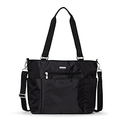 Baggallini Essential Laptop Tote – Work Tote Bag with Laptop Sleeve – Lightweight Travel Crossbody Shoulder Bag for Women