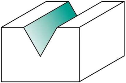 ENT 12040 V-Groove-Cutter and Engraving Cutter TC Shank (S) 8 mm, Diameter (D) 12,7 mm, NL 15,9 mm, E 60°, SL 32 mm - Image 5