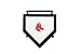 MLB Boston Red Sox Home Plate 4-pack Coaster Set