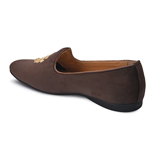 Image of San Frissco Men's Woven Design Loafer Lightweight Woven Moccasins Formal, Casual Driving Shoes for Men /Synthetic Leather /Cushioned Footbed Designed for All Seasons