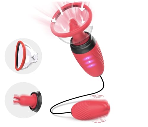 Vacuum Massager with 6 x 10 Modes for Breast and Back Stimulation VU38321