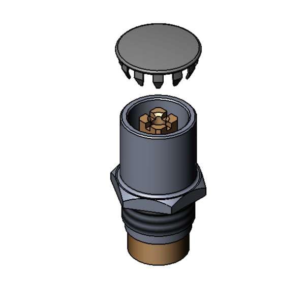 T&S Brass 002892-40 Service Stop Spindle Assembly and Cap